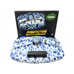 Endo Premium Rolling Tray - Blue Camo